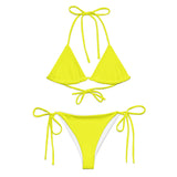 Yellow Bikini by Coastal Cool adjustable bikini set UPF 50 breathable sustainable resort style
