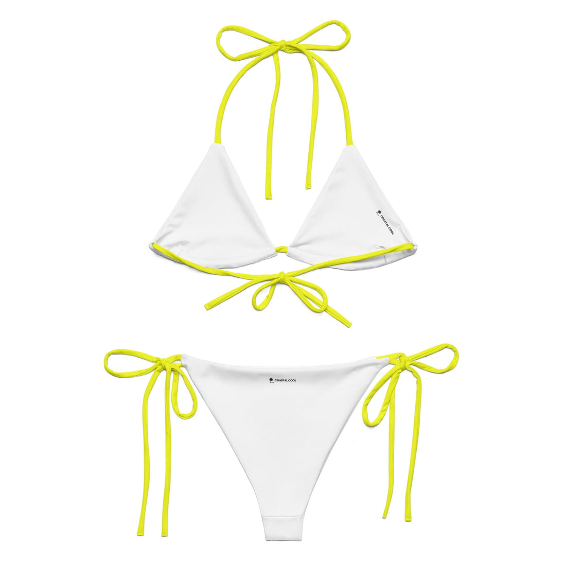 Yellow Bikini-Coastal Cool-Recycled Swimsuits and Beachwear