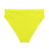 Yellow Solid Bikini Bottom-Coastal Cool