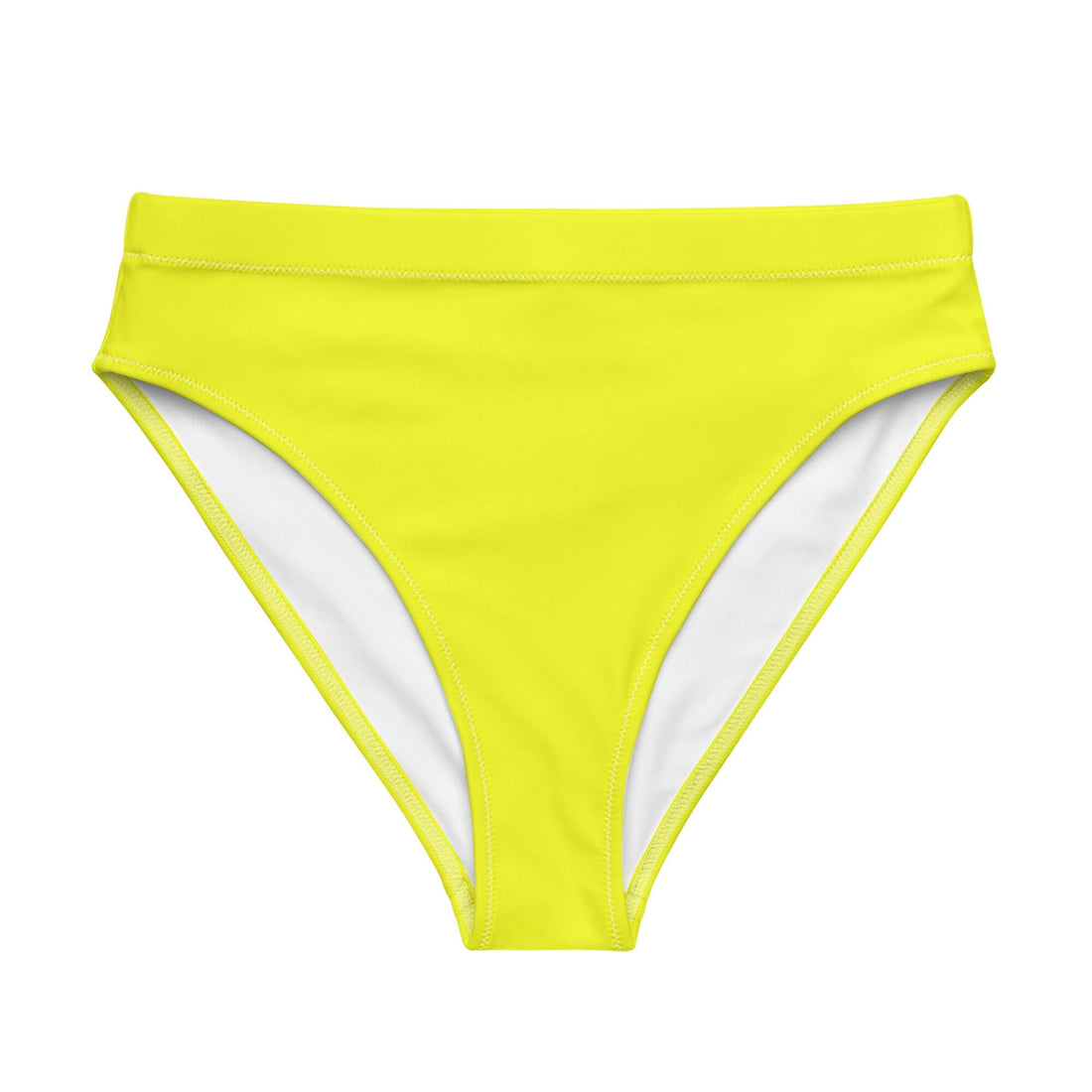 Yellow Solid Bikini Bottom-Coastal Cool-Recycled Swimsuits and Beachwear