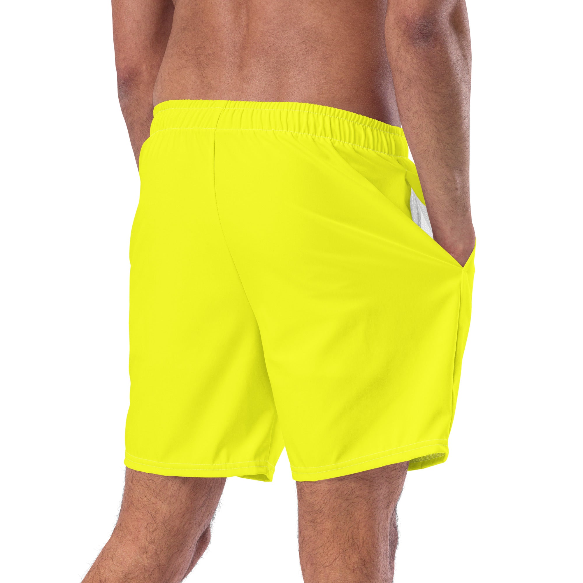 Yellow Solid Swim Trunks-Coastal Cool-2026-V1