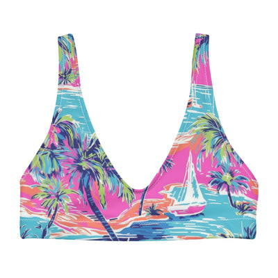 Aloha Bikini Top - Coastal Cool - Swimwear and Beachwear - Recycled fabrics