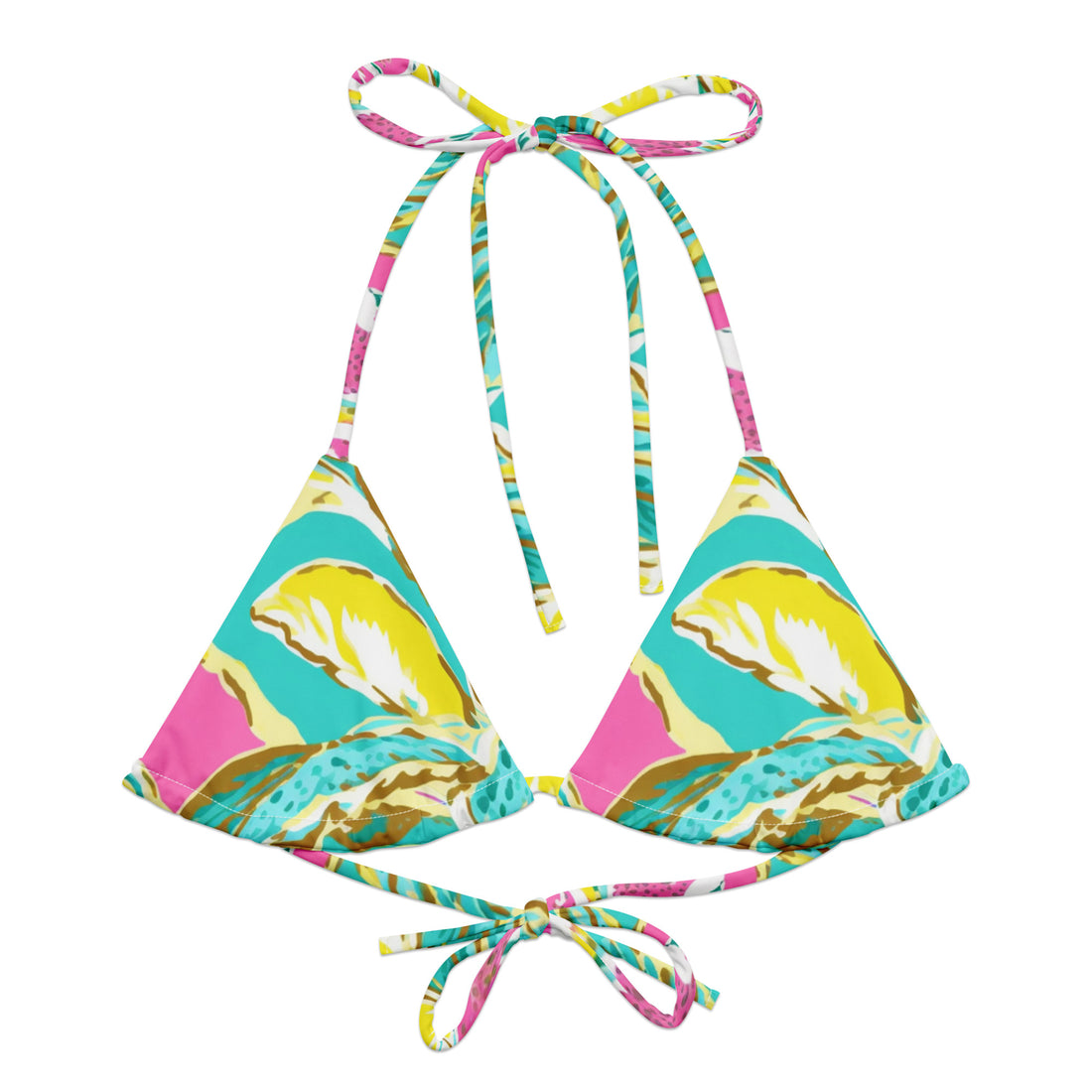 Cove String Bikini Top  Coastal Cool Default Title   Sustainable | Recycled | Swimwear | Beachwear | Travel and Vacation | Coastal Cool Swimwear | Coastal Cool Beachwear