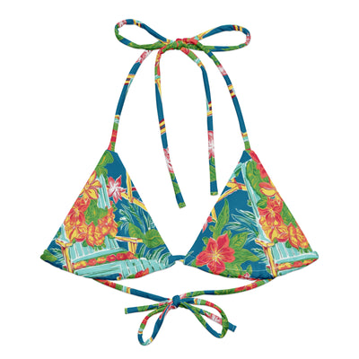 Leisure Life String Bikini Top - Coastal Cool - Swimwear and Beachwear - Recycled fabrics