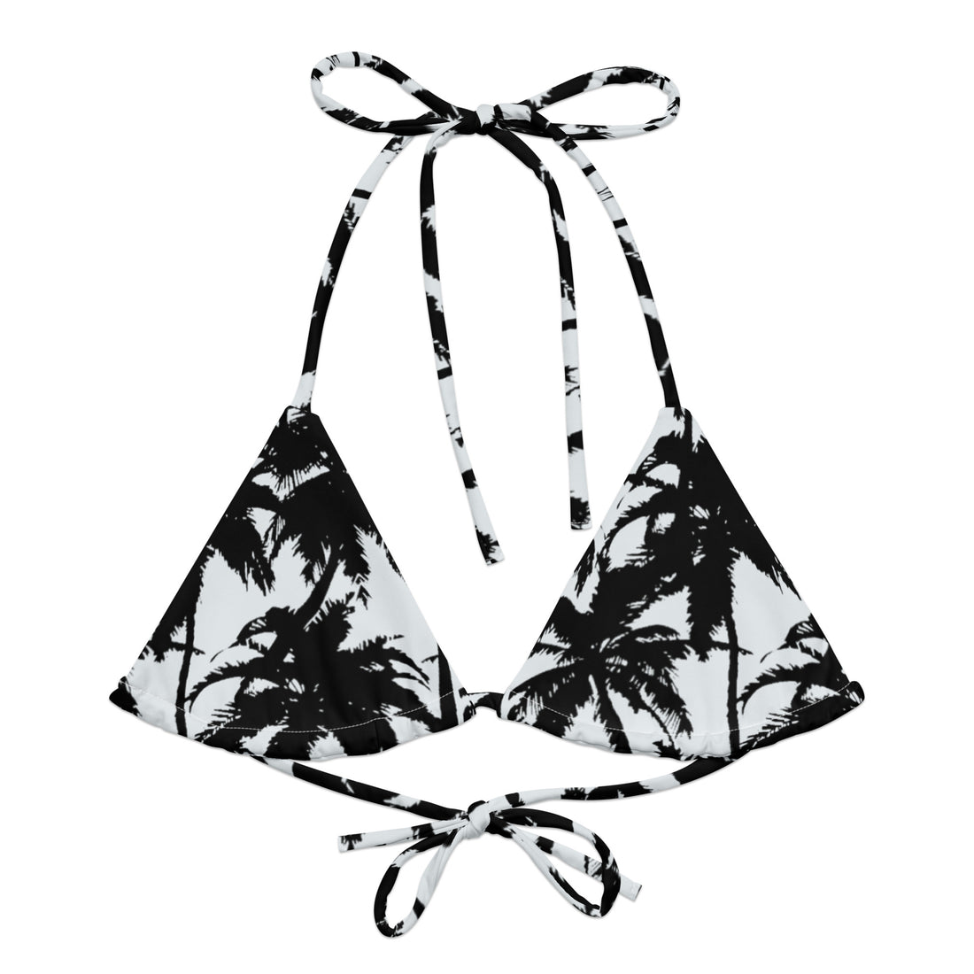 California Palms String Bikini Top  Coastal Cool XS   Sustainable | Recycled | Swimwear | Beachwear | Travel and Vacation | Coastal Cool Swimwear | Coastal Cool Beachwear