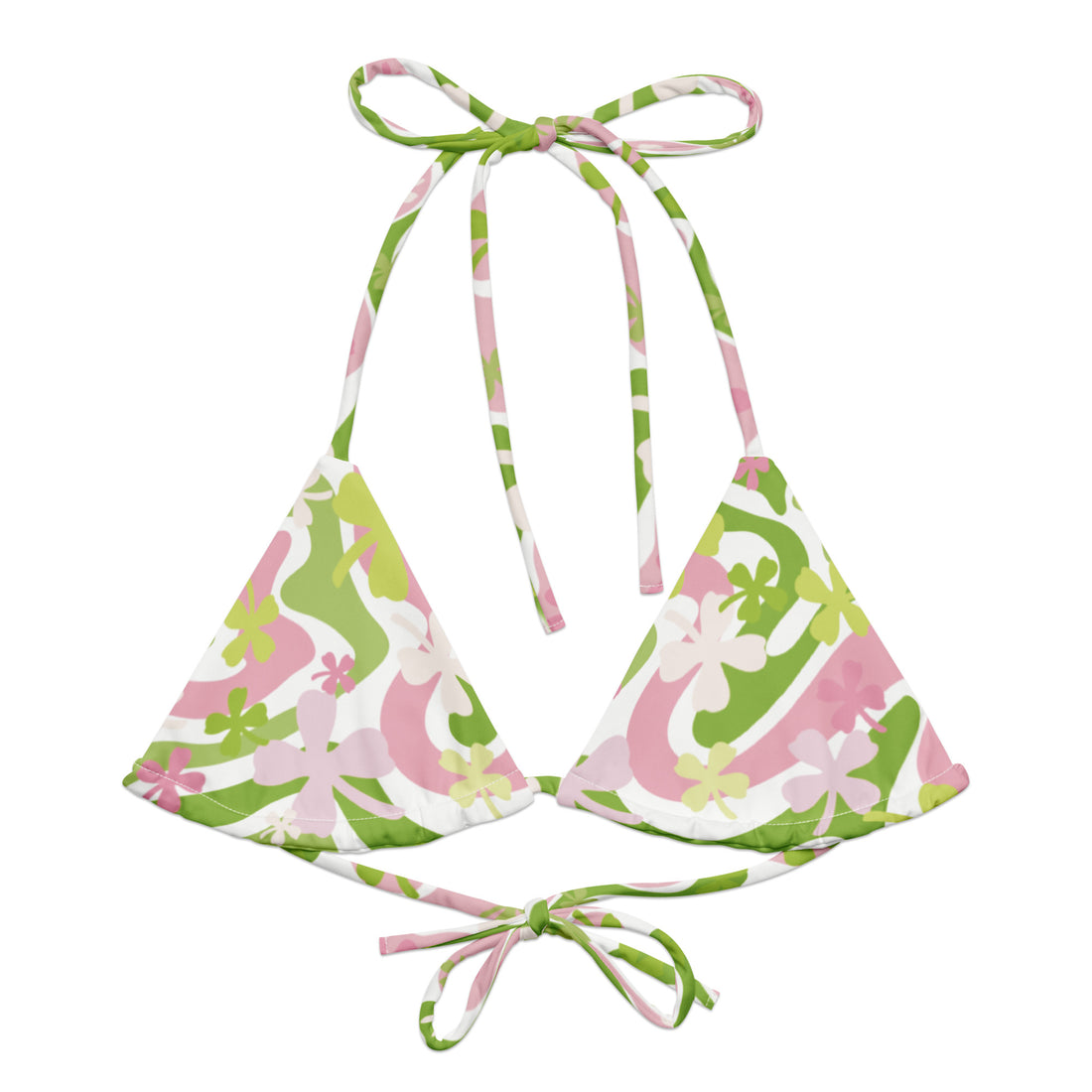 Island Bloom String Bikini Top - Coastal Cool - Swimwear and Beachwear - Recycled fabrics