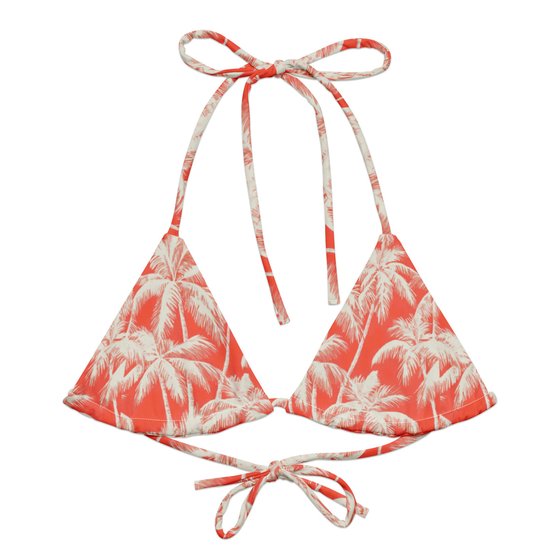 Citrus Coast String Bikini Top-Coastal Cool-Coastal Cool-Recycled Swimwear and Beachwear- Tropical Leisure Resort Wear