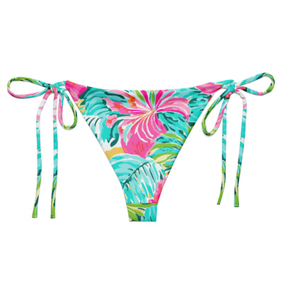 Island Life String Bikini Bottom - Coastal Cool - Swimwear and Beachwear - Recycled fabrics