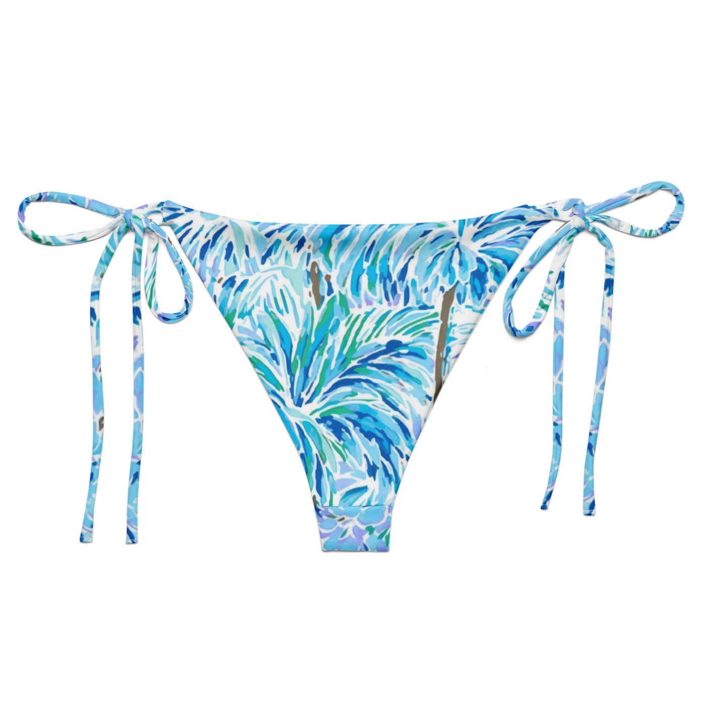 Tropicana Treasures String Bikini Bottom - Coastal Cool - Swimwear and Beachwear - Recycled fabrics