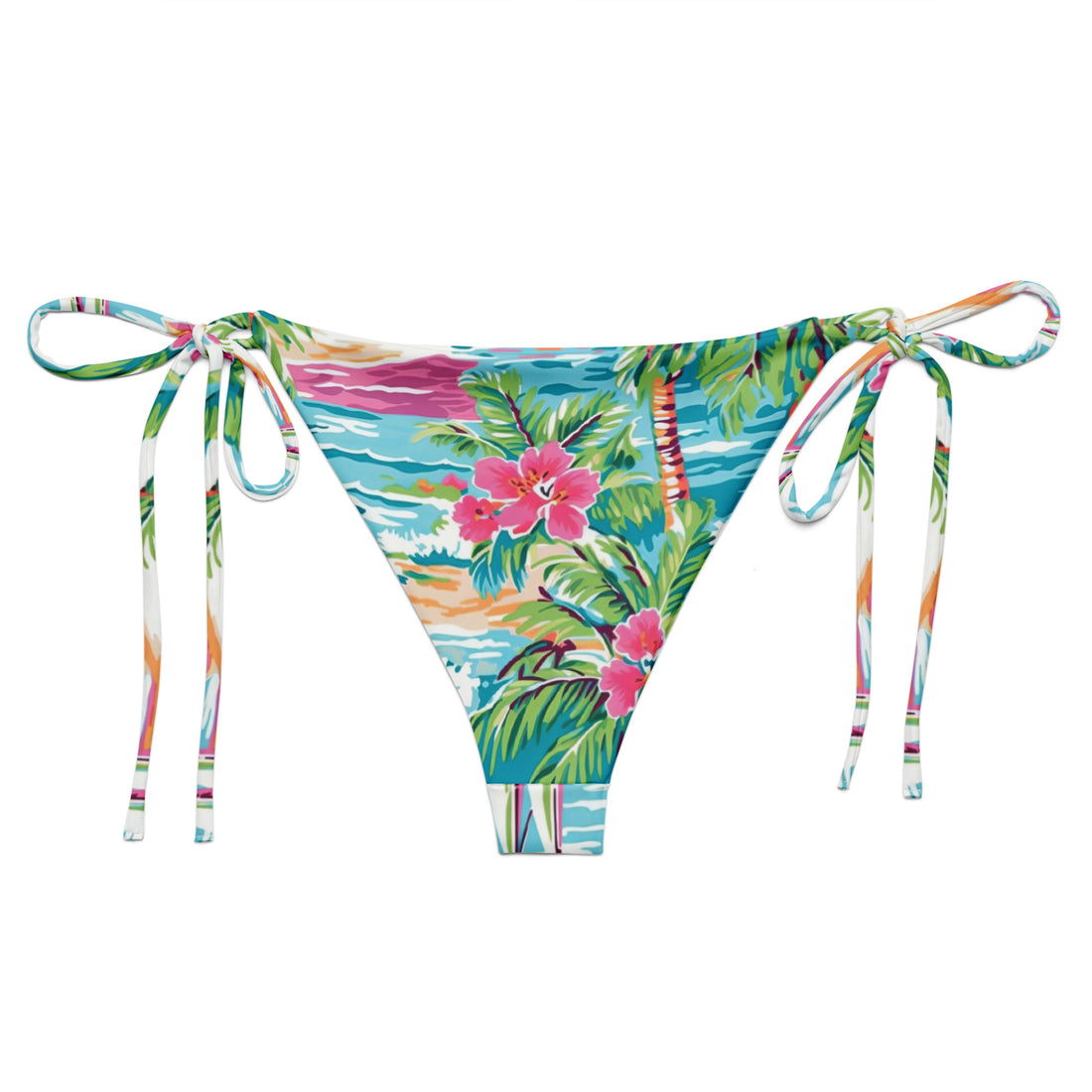 Cancun String Bikini Bottom  Coastal Cool    Sustainable | Recycled | Swimwear | Beachwear | Travel and Vacation | Coastal Cool Swimwear | Coastal Cool Beachwear