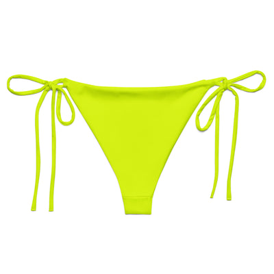 Yellow Solid String Bikini Bottom - Coastal Cool - Swimwear and Beachwear - Recycled fabrics