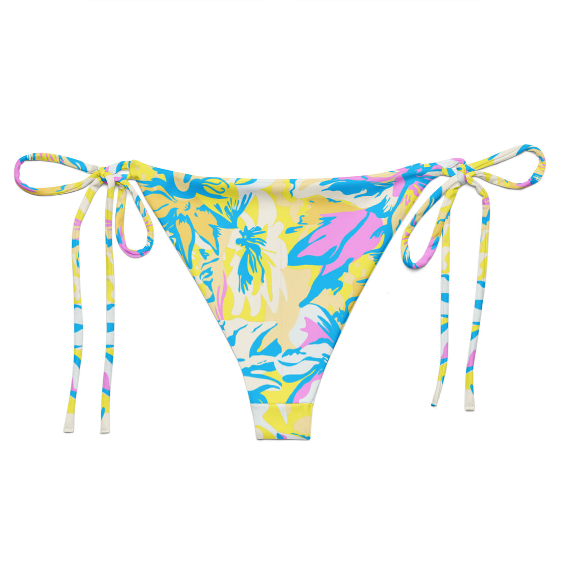Bora Bora Mix String Bikini Bottom  Coastal Cool    Sustainable | Recycled | Swimwear | Beachwear | Travel and Vacation | Coastal Cool Swimwear | Coastal Cool Beachwear
