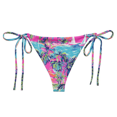 Aloha String Bikini Bottom - Coastal Cool - Swimwear and Beachwear - Recycled fabrics