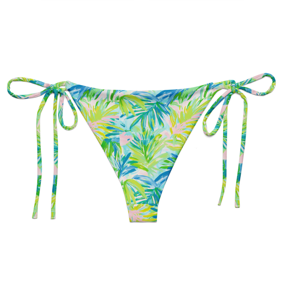 Lagoon Shade String Bikini Bottom-Coastal Cool-Coastal Cool-Recycled Swimwear and Beachwear- Tropical Leisure Resort Wear