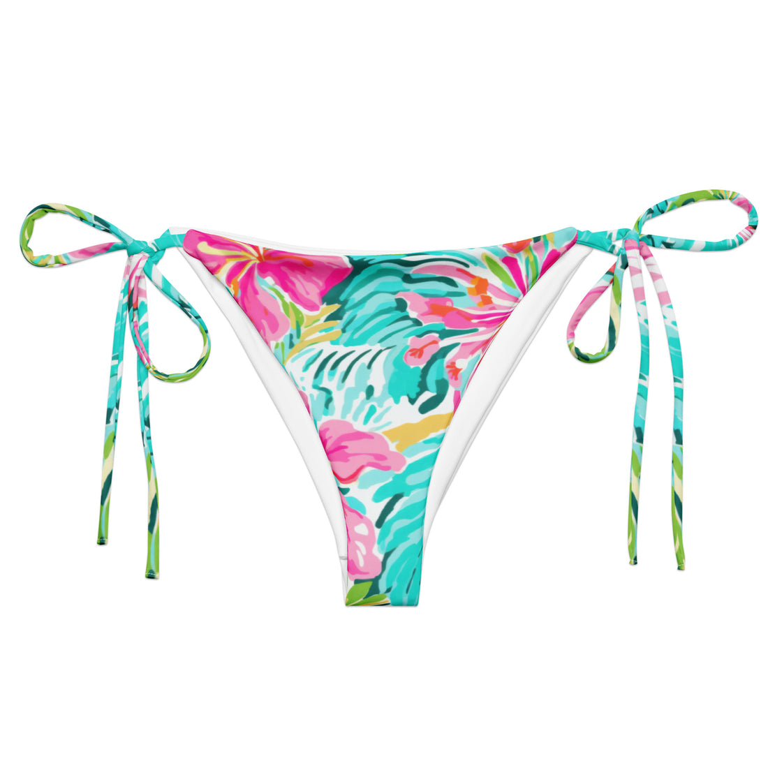 Island Life String Bikini Bottom  Coastal Cool XS   Sustainable | Recycled | Swimwear | Beachwear | Travel and Vacation | Coastal Cool Swimwear | Coastal Cool Beachwear