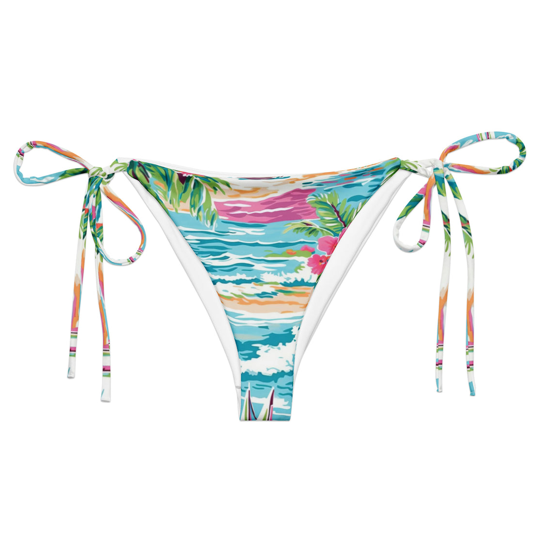 Cancun String Bikini Bottom  Coastal Cool XS   Sustainable | Recycled | Swimwear | Beachwear | Travel and Vacation | Coastal Cool Swimwear | Coastal Cool Beachwear