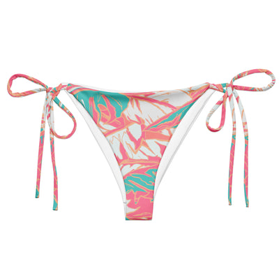 Florida Keys Coral String Bikini Bottom - Coastal Cool - Swimwear and Beachwear - Recycled fabrics