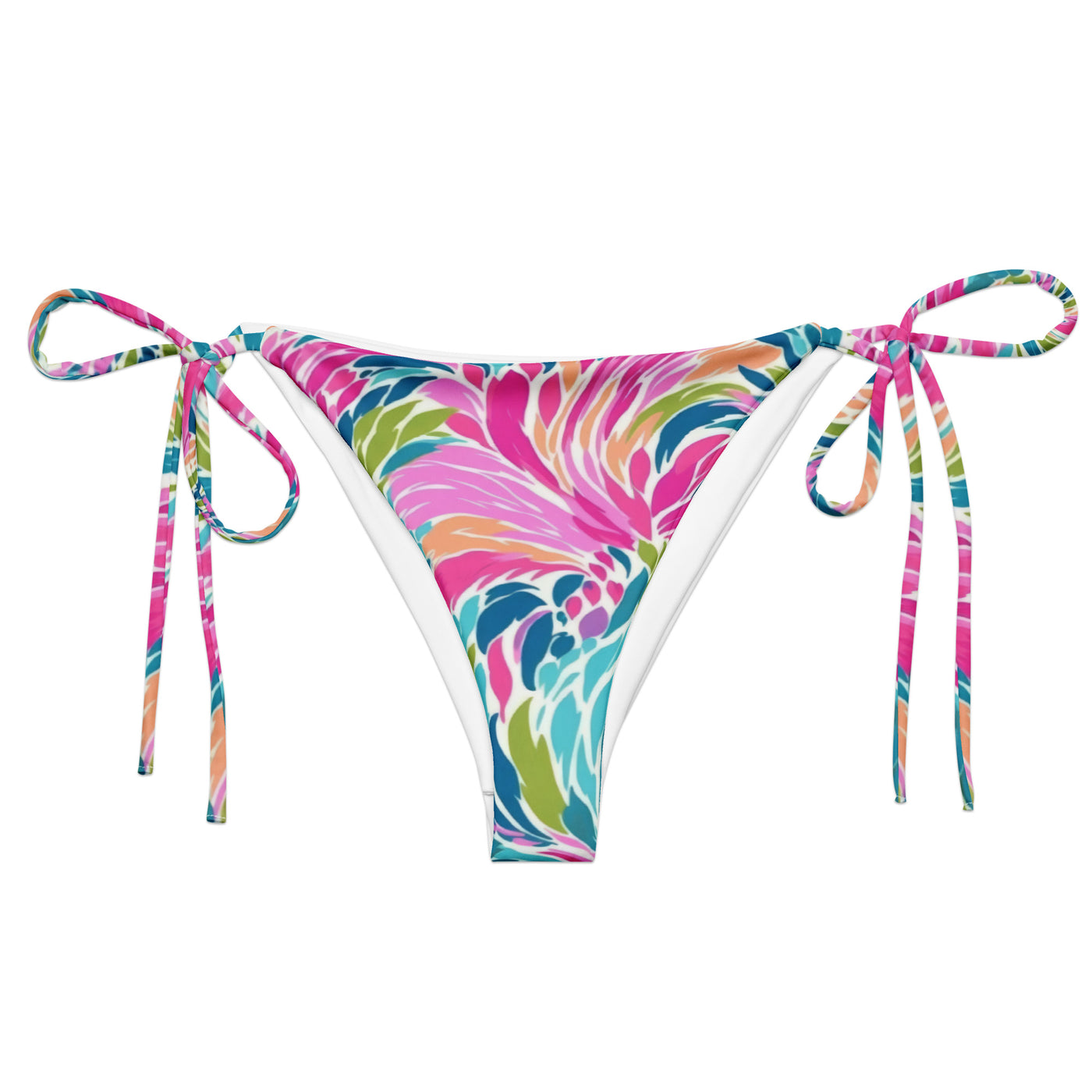 Pelican Point String Bikini Bottom - Coastal Cool - Swimwear and Beachwear - Recycled fabrics