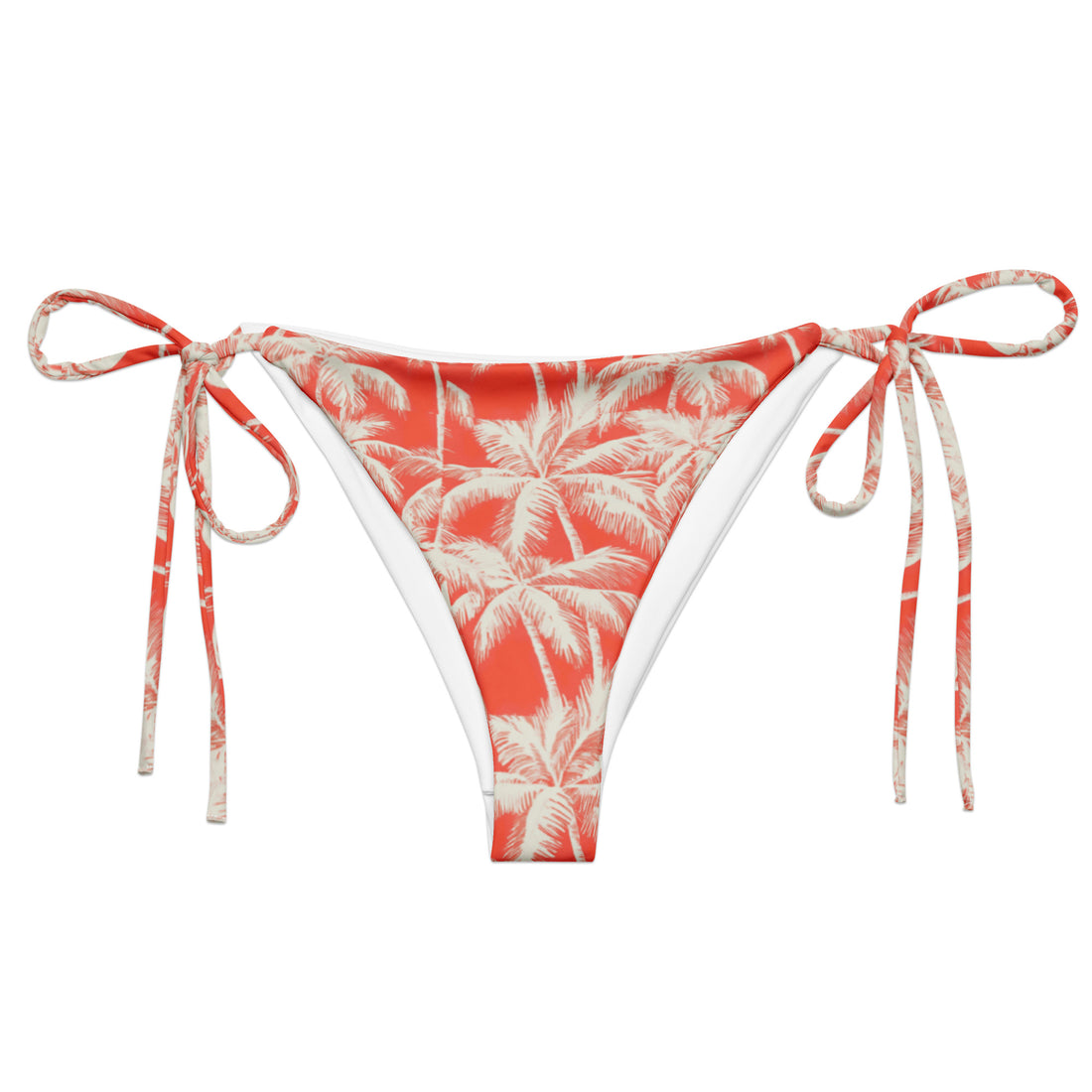 Citrus Coast String Bikini Bottom-Coastal Cool-Coastal Cool-Recycled Swimwear and Beachwear- Tropical Leisure Resort Wear