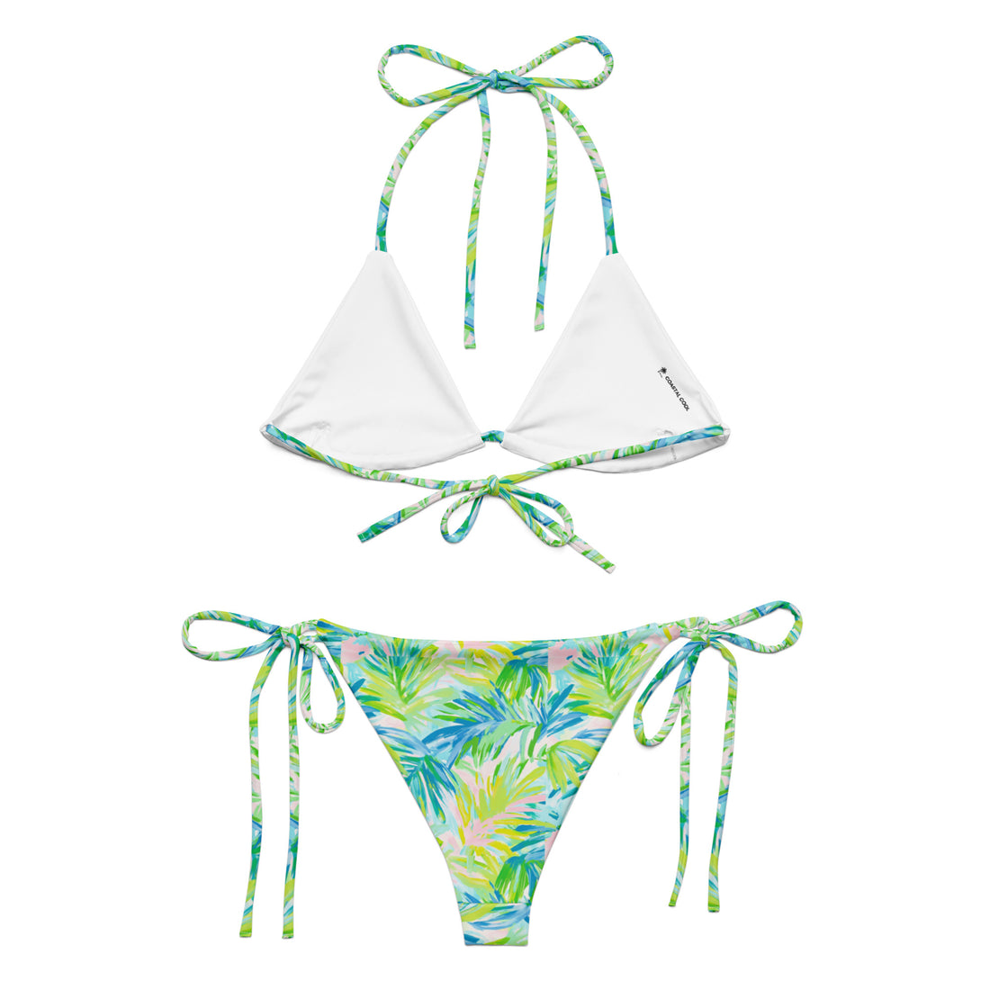 Lagoon Shade Bikini-Coastal Cool-Coastal Cool-Recycled Swimwear and Beachwear- Tropical Leisure Resort Wear