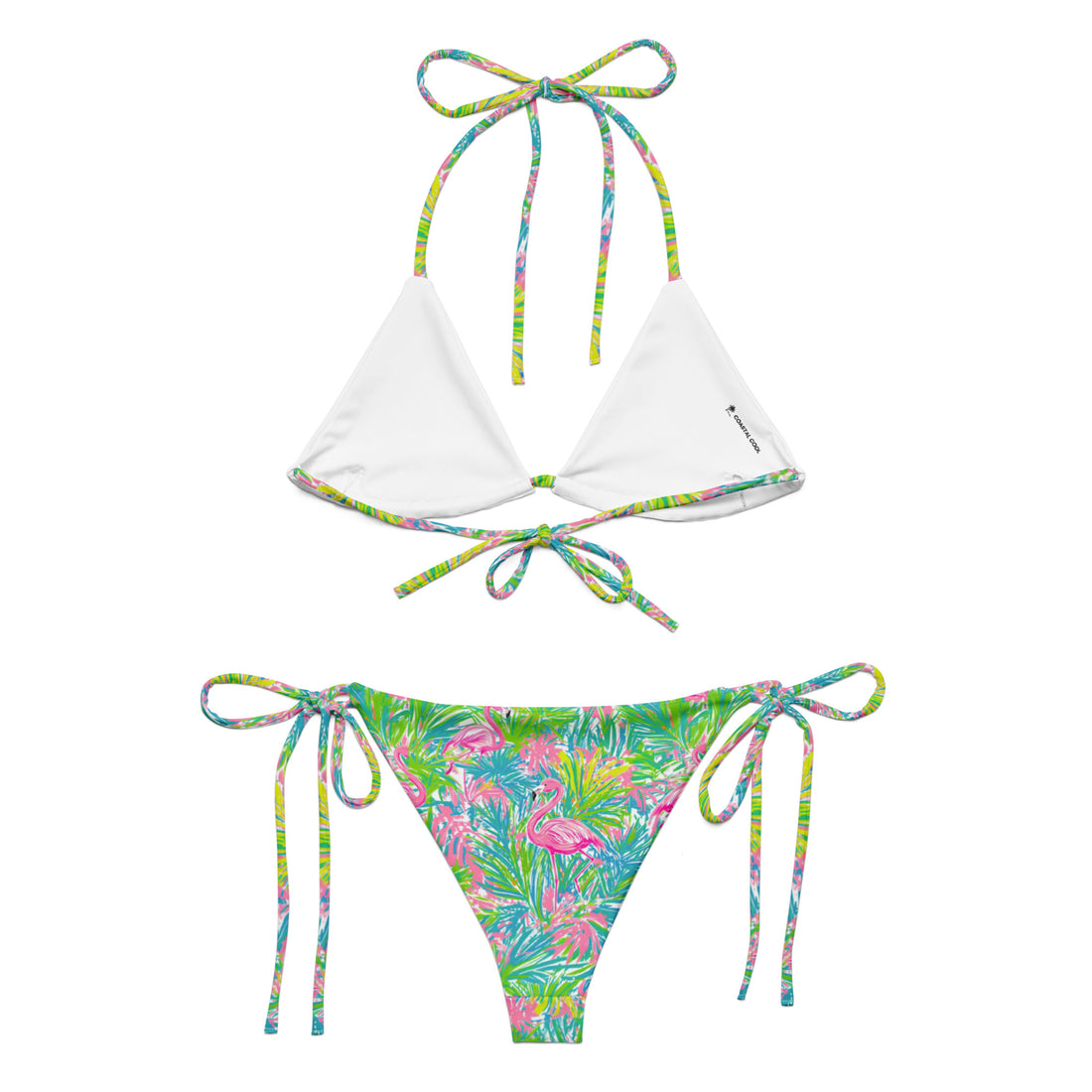 Pink Tide Bikini-Coastal Cool-Coastal Cool-Recycled Swimwear and Beachwear- Tropical Leisure Resort Wear