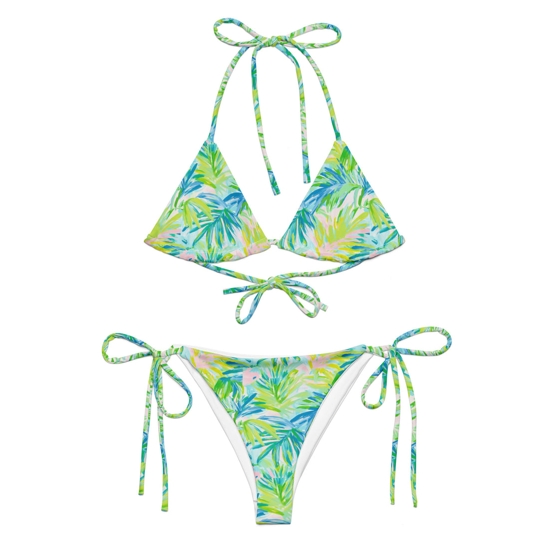 Lagoon Shade Bikini-Coastal Cool-Coastal Cool-Recycled Swimwear and Beachwear- Tropical Leisure Resort Wear