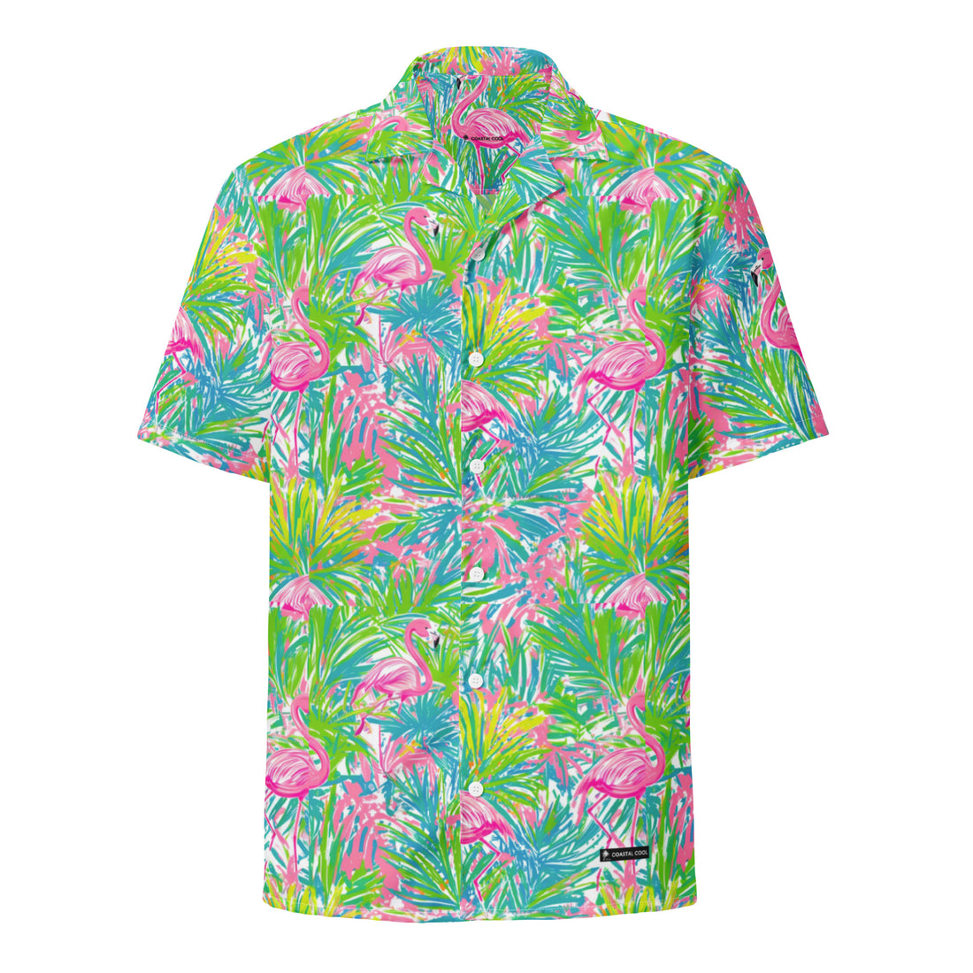 Pink Tide Short Sleeve-Coastal Cool-Coastal Cool-Recycled Swimwear and Beachwear- Tropical Leisure Resort Wear