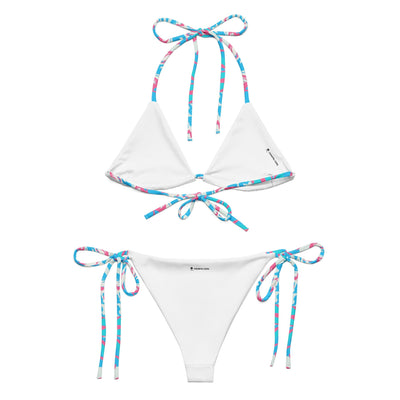 Bora Bora Pink String Bikini - Coastal Cool - Swimwear and Beachwear - Recycled fabrics