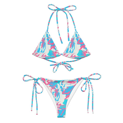 Bora Bora Pink String Bikini - Coastal Cool - Swimwear and Beachwear - Recycled fabrics