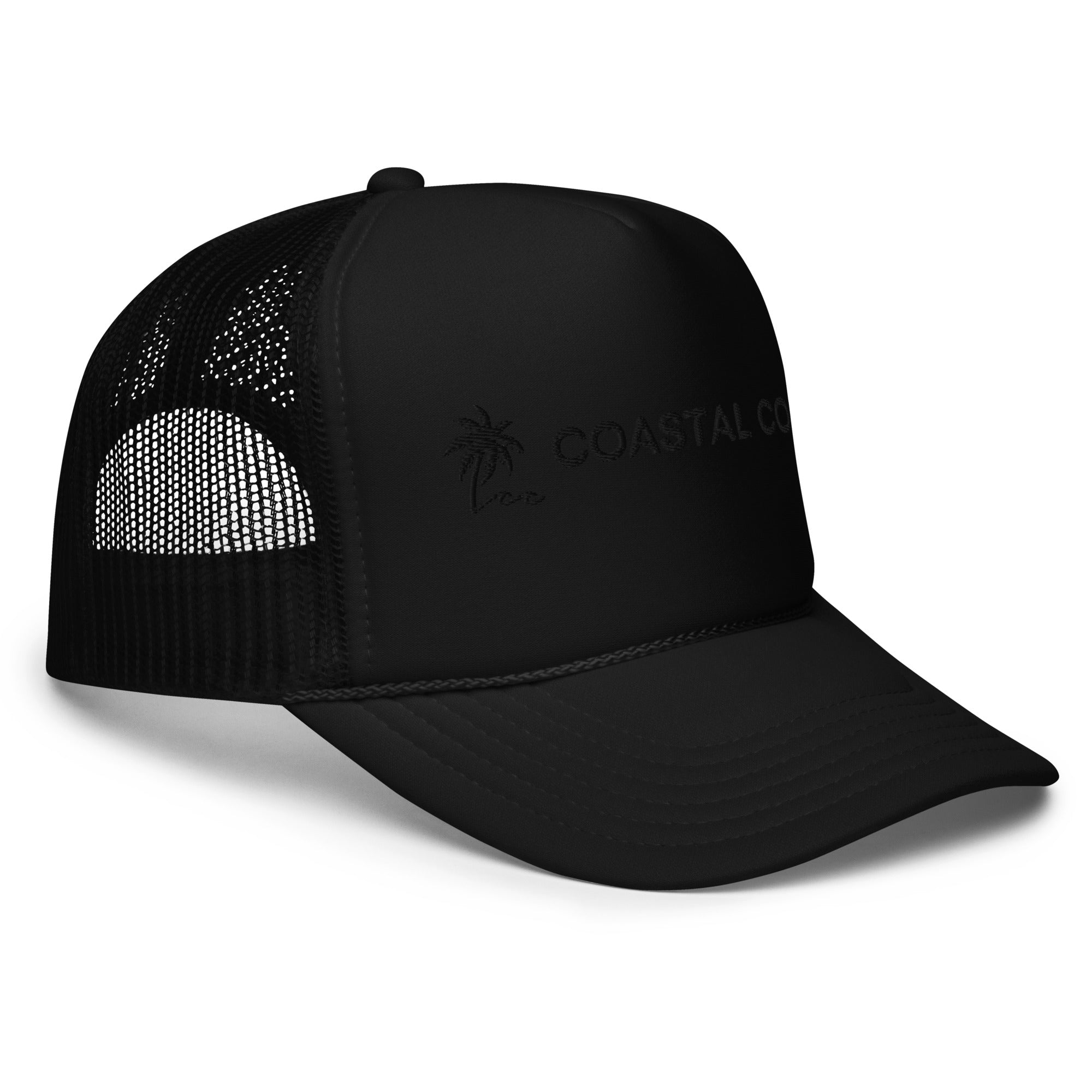 Essential Hat - Black by Coastal Cool adjustable trucker hat durable fit