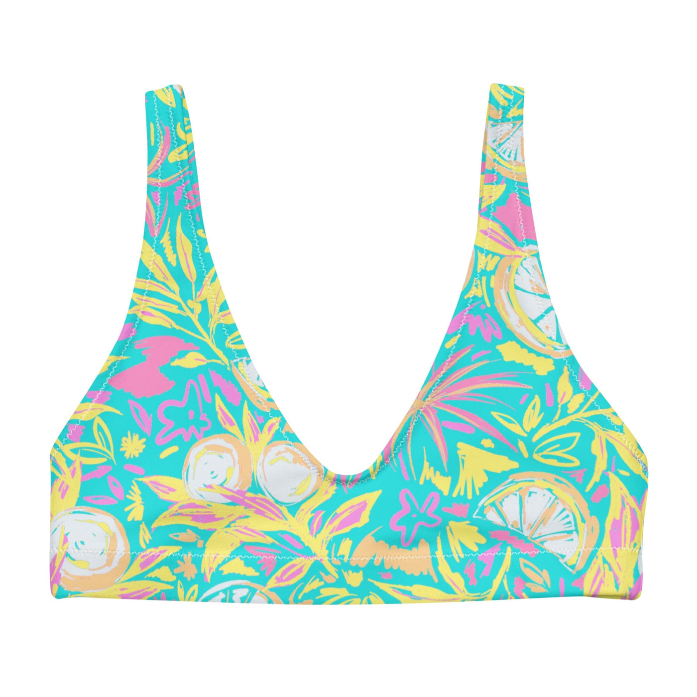 Fresh Fruit Tropic Bikini Top - Coastal Cool - Swimwear and Beachwear - Recycled fabrics