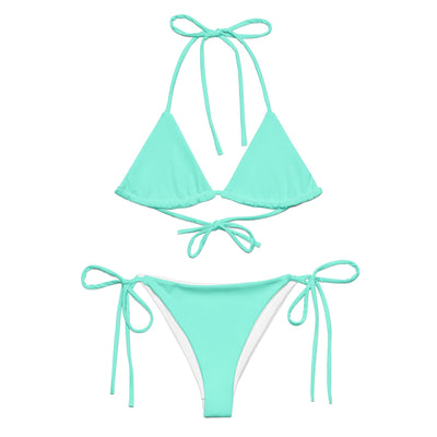 Light Teal Bikini - Coastal Cool - Swimwear and Beachwear - Recycled fabrics