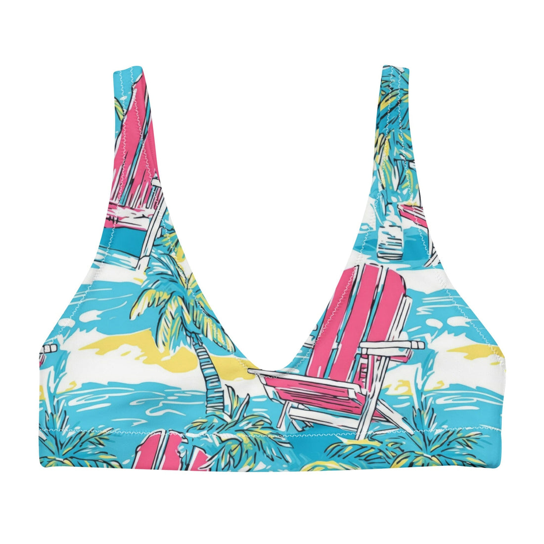 Malibu Bikini Top  Coastal Cool XS   Sustainable | Recycled | Swimwear | Beachwear | Travel and Vacation | Coastal Cool Swimwear | Coastal Cool Beachwear