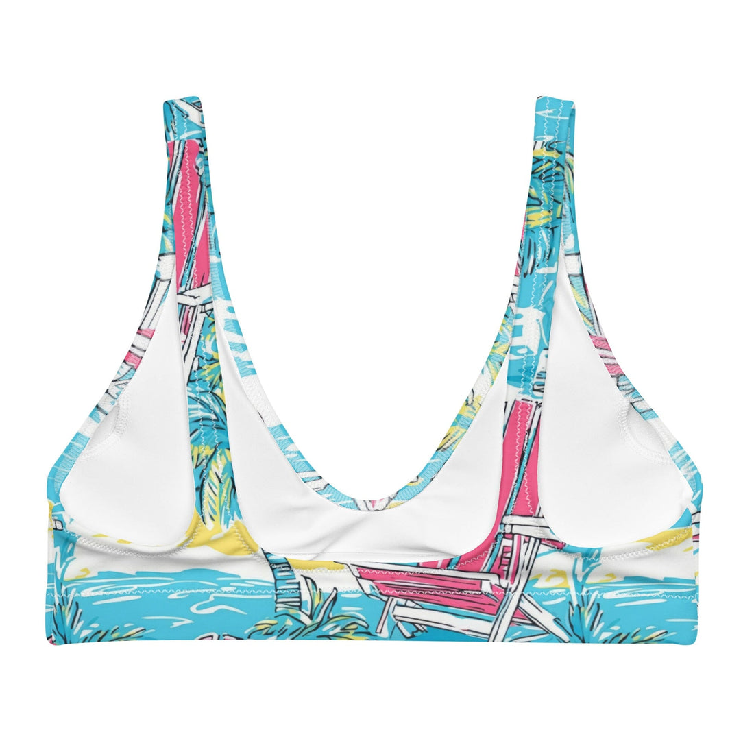 Malibu Bikini Top  Coastal Cool    Sustainable | Recycled | Swimwear | Beachwear | Travel and Vacation | Coastal Cool Swimwear | Coastal Cool Beachwear