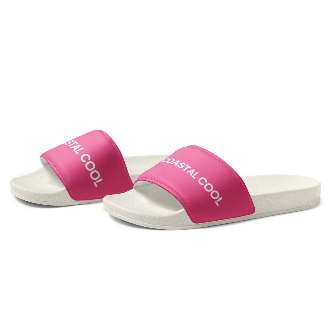 Men's Slides - Pink - Coastal Cool - Swimwear and Beachwear - Recycled fabrics
