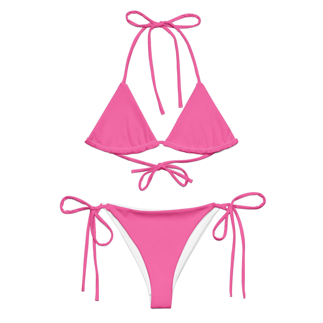 Neon Pink Bikini  Coastal Cool XS   Sustainable | Recycled | Swimwear | Beachwear | Travel and Vacation | Coastal Cool Swimwear | Coastal Cool Beachwear