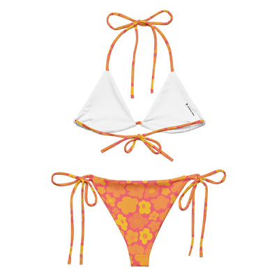 Palma Orange Bikini - Coastal Cool - Swimwear and Beachwear - Recycled fabrics