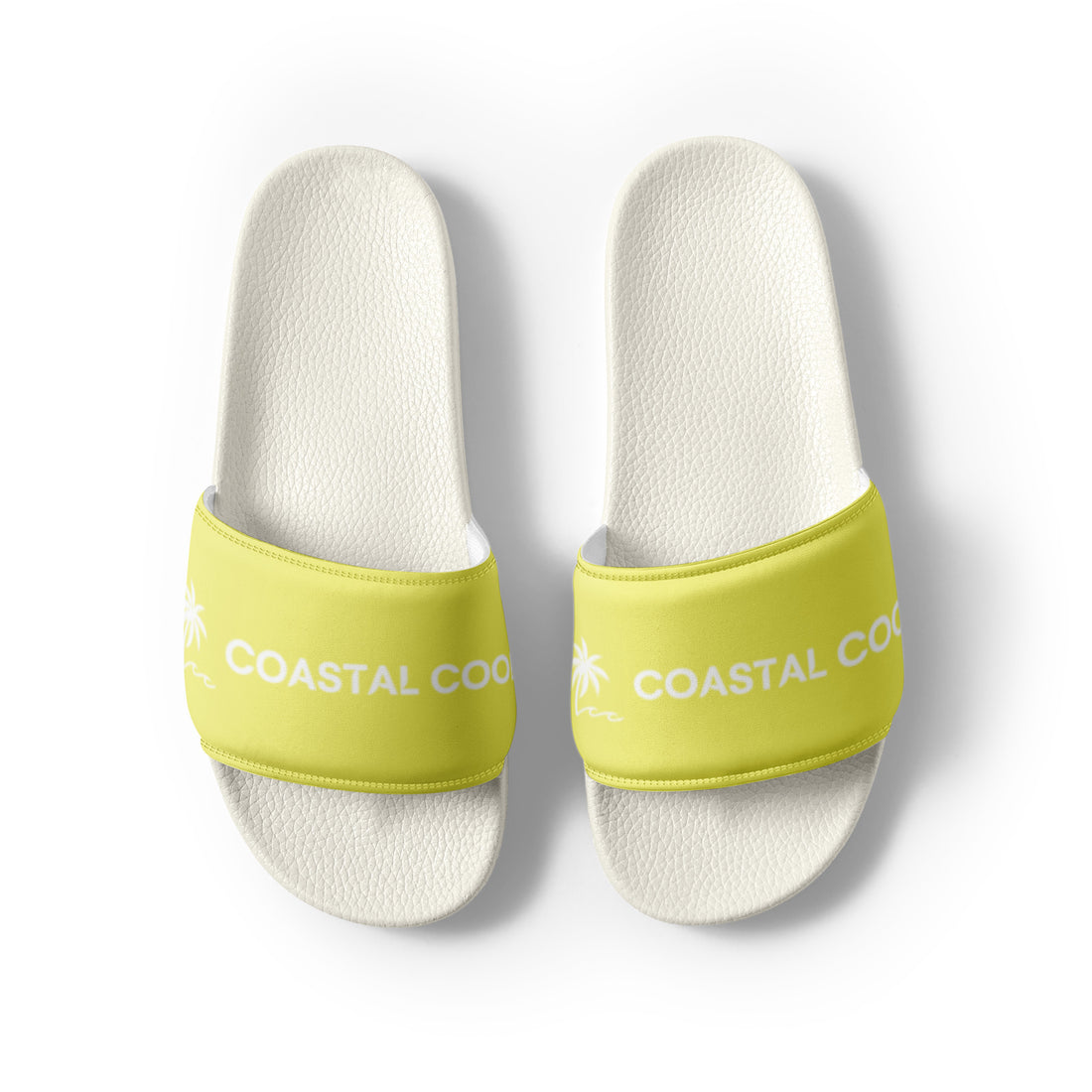 Women's Slides - Yellow - Coastal Cool - Swimwear and Beachwear - Recycled fabrics