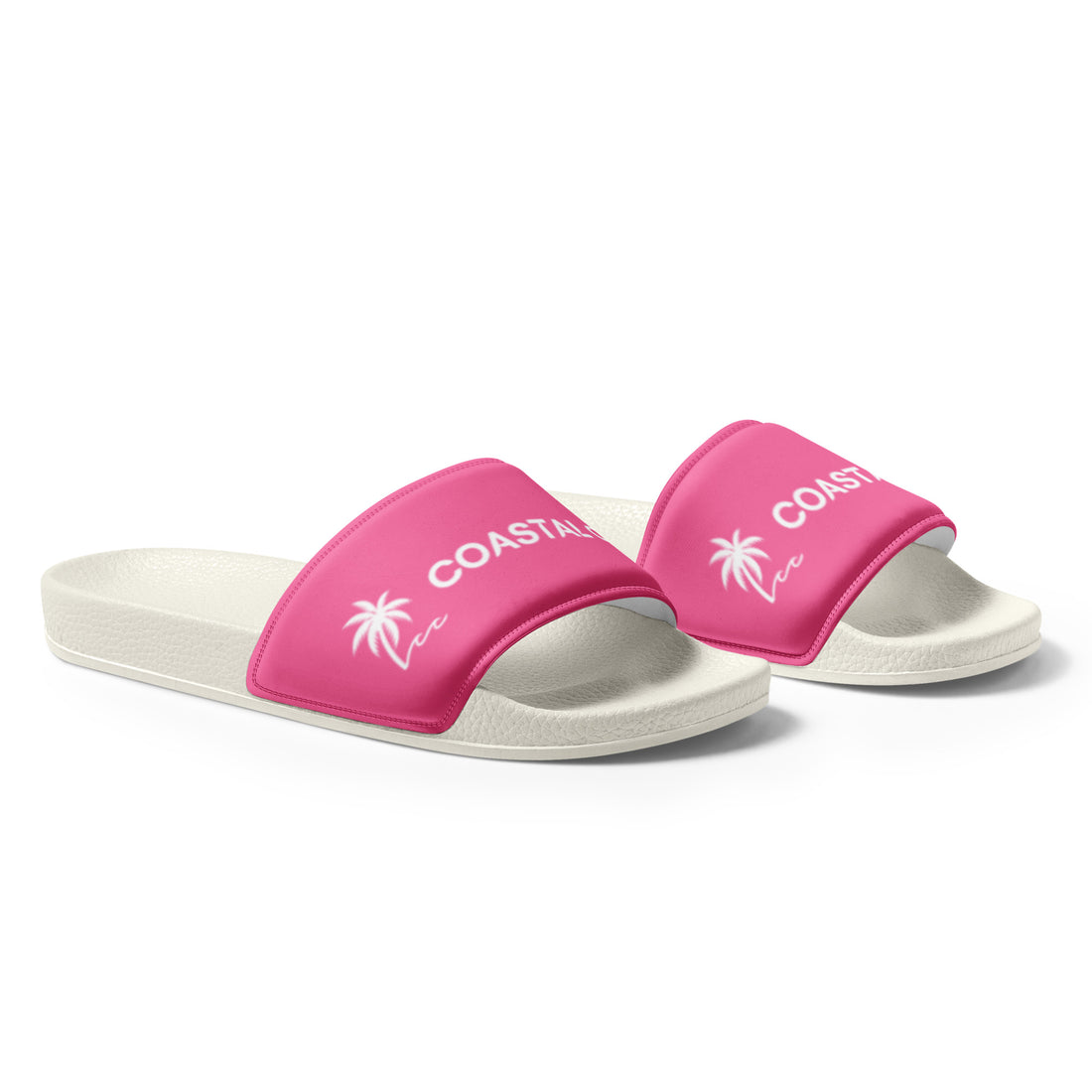 Women's Slides - Pink - Coastal Cool - Swimwear and Beachwear - Recycled fabrics