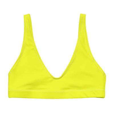 Yellow Solid Bikini Top - Coastal Cool - Swimwear and Beachwear - Recycled fabrics